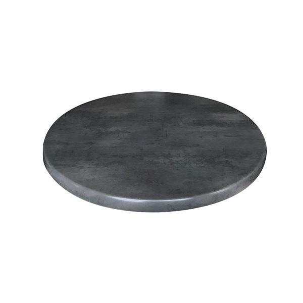 30" dia. Black Steel, Indoor/Outdoor All-Season EnduroTop Table Top